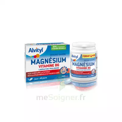 Alvityl Magnésium Vitamine B6 Libération Prolongée Comprimés Lp B/45 à VITRY-SUR-SEINE
